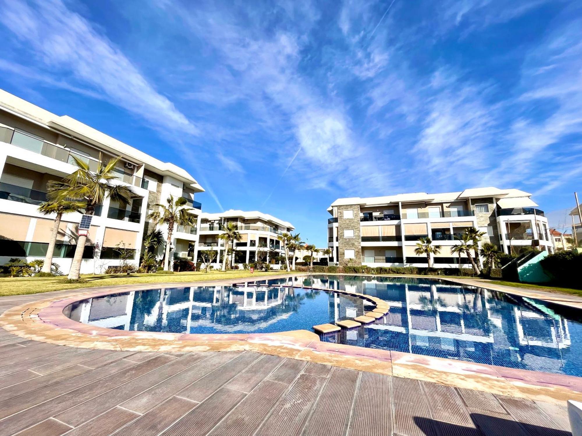 קזבלנקה Bel Appartement A Amwaj Beach And Resorts מראה חיצוני תמונה